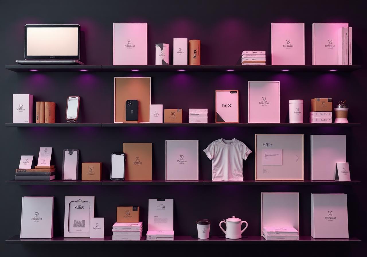 Premium mockup wall